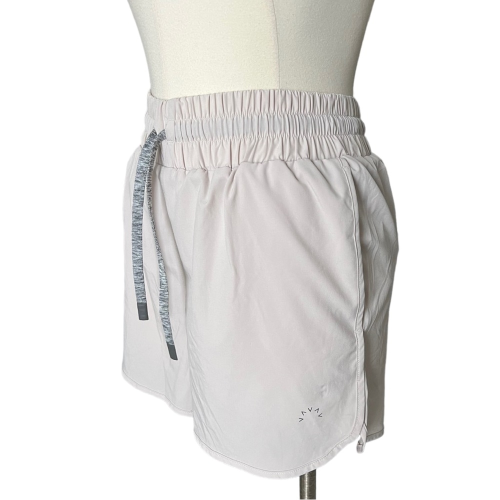 Varley Cream Athletic Running Shorts - Picture 3 of 6
